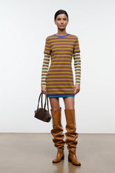DILLON DRESS | CIGAR SONOMA STRIPE