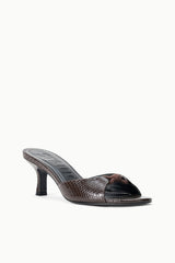 BRYNN MULE | ESPRESSO SNAKE