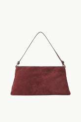 WALLY SHOULDER BAG | MAHOGANY SUEDE