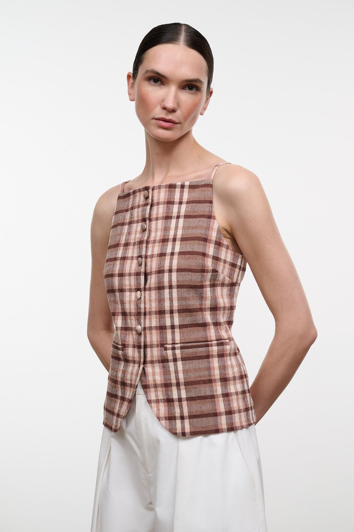 UNA TOP | TUSCANY PLAID