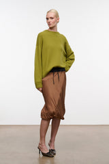 SERRANO CASHMERE RELAXED CREW | PEAR