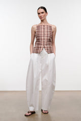 UNA TOP | TUSCANY PLAID