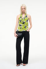 LIORA TOP | PADDLE OUT CHARTREUSE