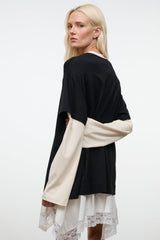 WILLIAM TEE | BLACK ECRU