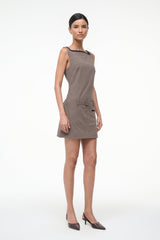 SKYLA DRESS | HOUNDSTOOTH