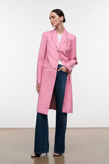 WYATT LEATHER COAT | WILD ROSE