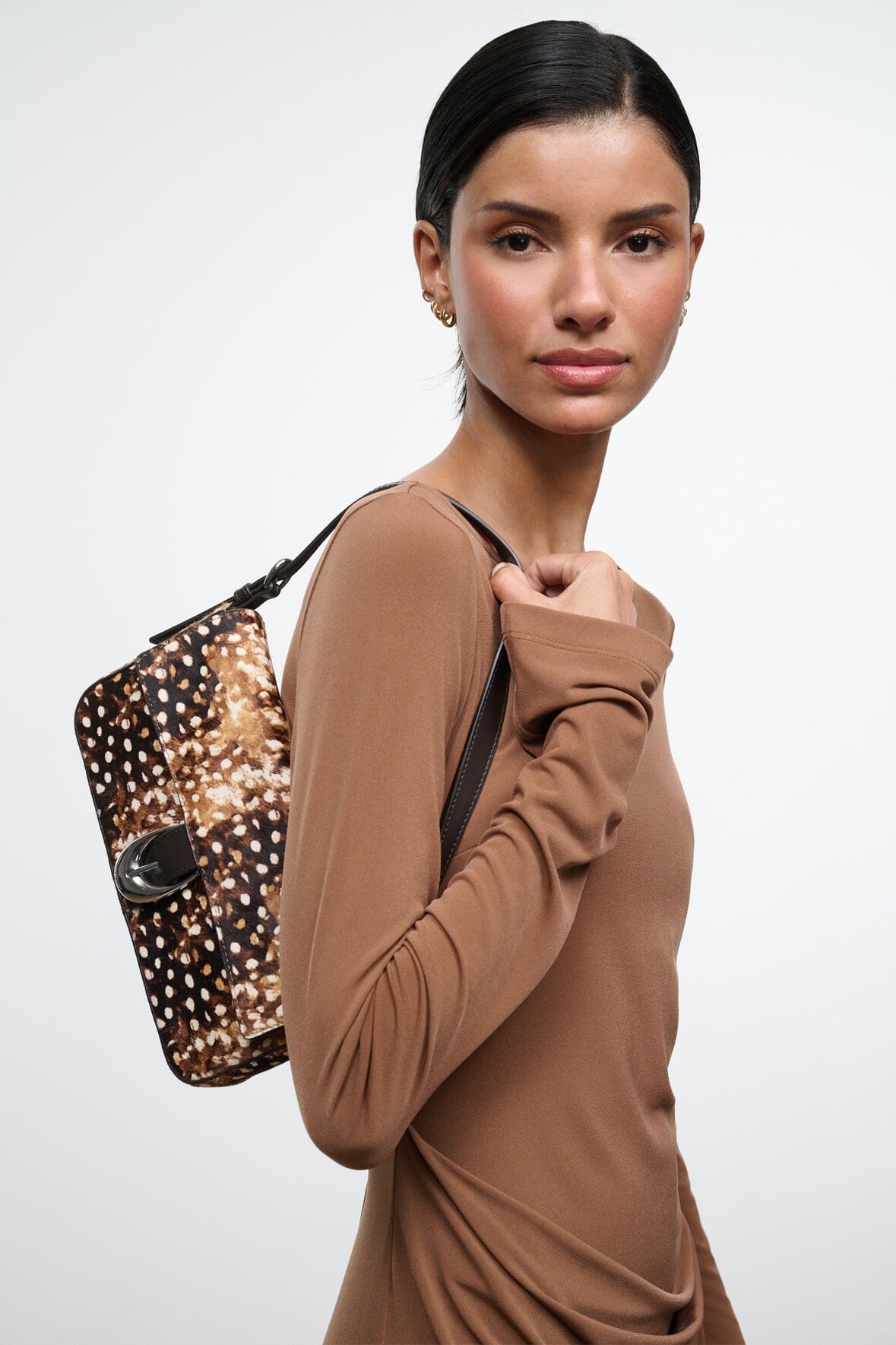 HARLOW BAG | FAWN HAIRCALF