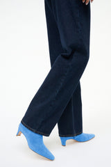 WALLY ANKLE BOOT | STAUD BLUE SUEDE