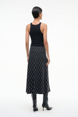 LENA SKIRT | BLACK GEO