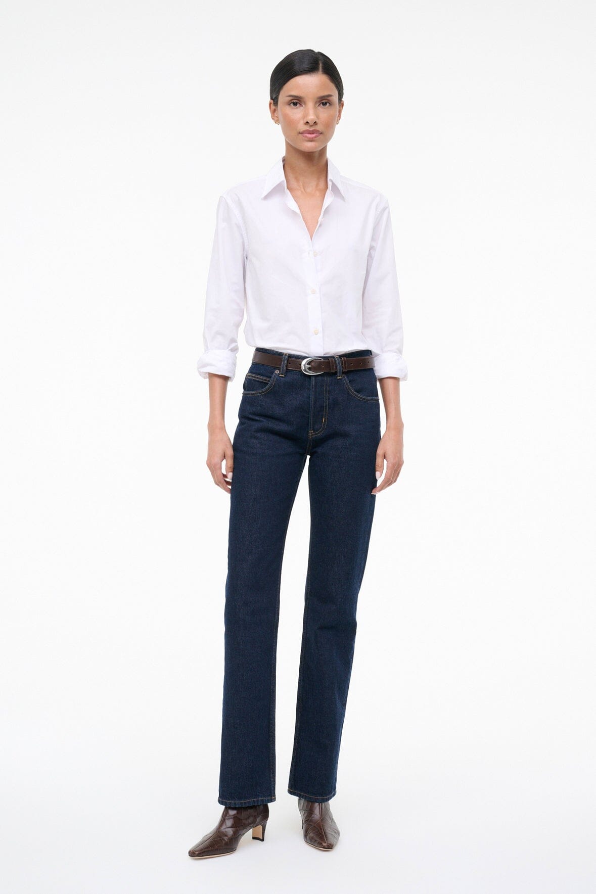 WALLY ANKLE BOOT | ESPRESSO CROCO