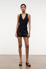 VON LINEN SHORT | BLACK