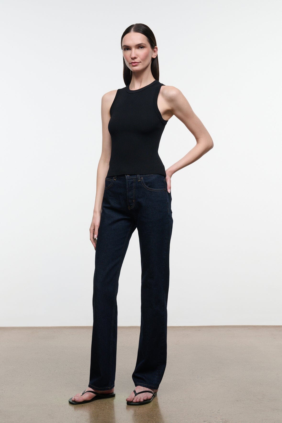 TEDDY STRAIGHT JEAN | INDIGO