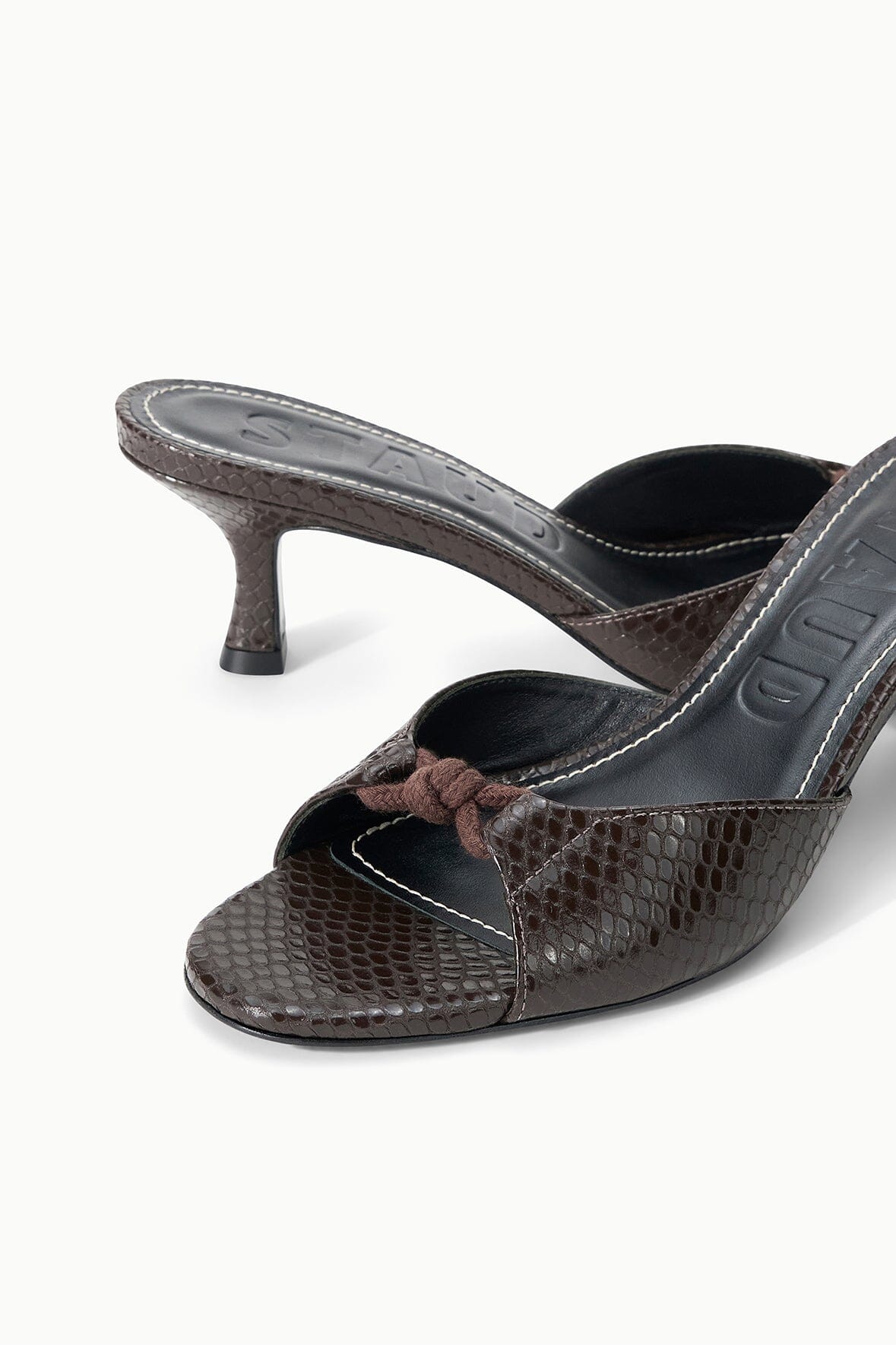 BRYNN MULE | ESPRESSO SNAKE