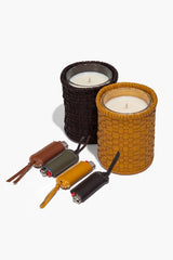 PYRE LEATHER LIGHTER COVER | MOSS