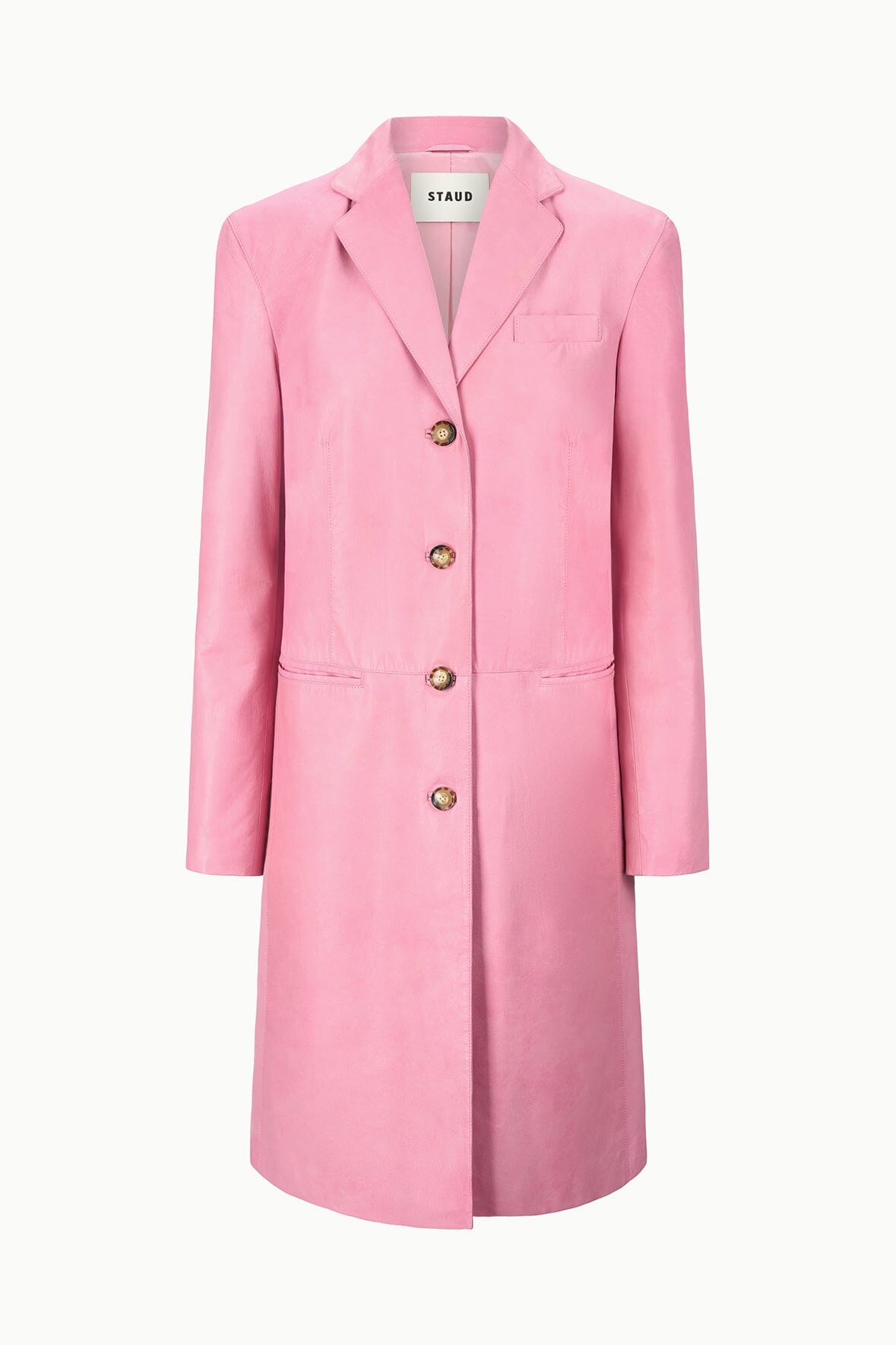 WYATT LEATHER COAT | WILD ROSE