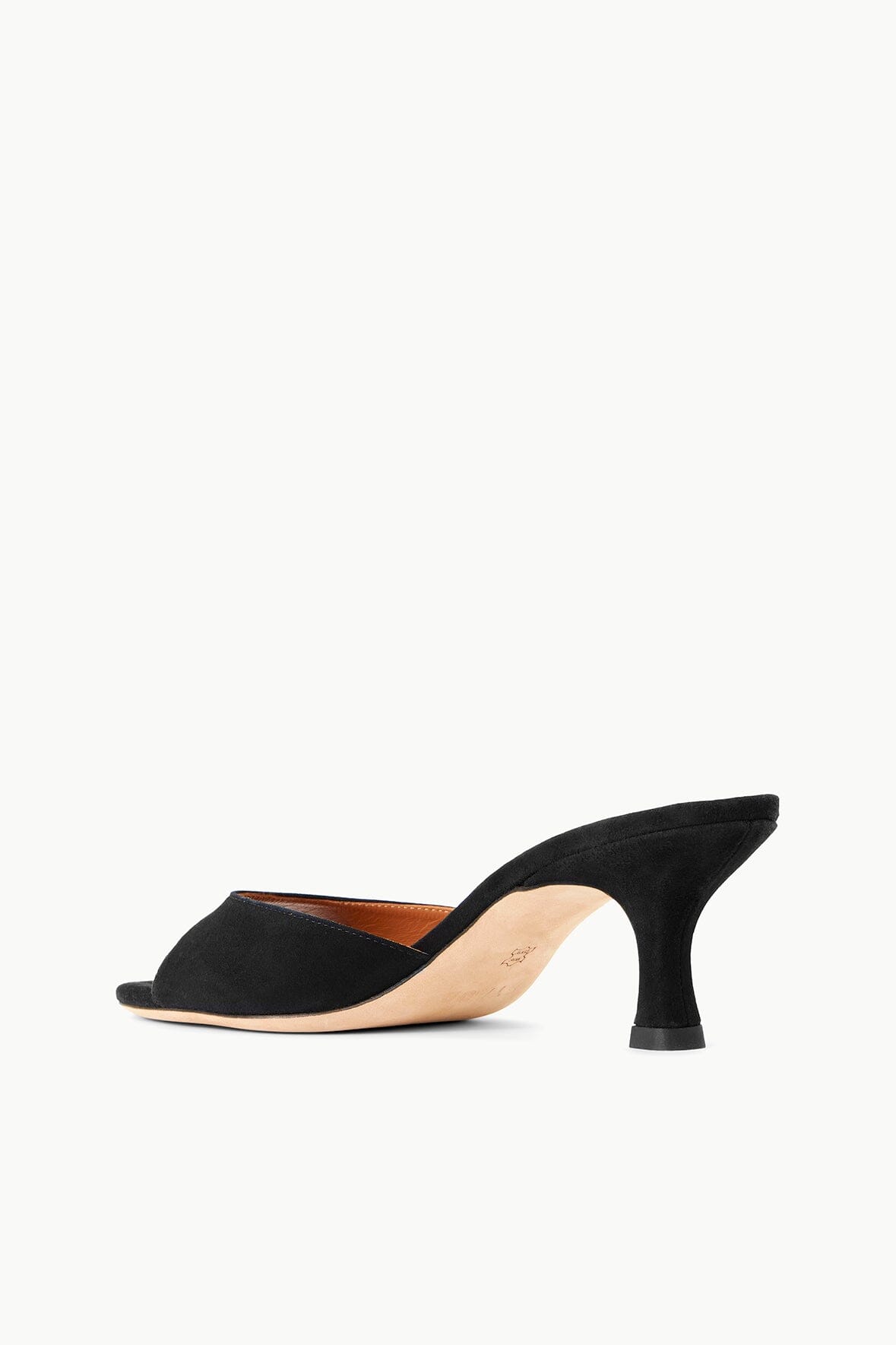 BRIGITTE SUEDE MULE | BLACK