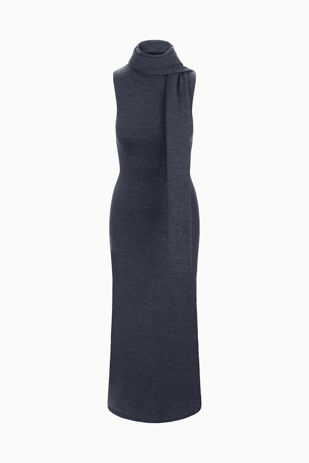 CANAL MIDI DRESS | CHARCOAL