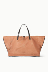 CHRISTOS LARGE MESH TOTE | CAMEL
