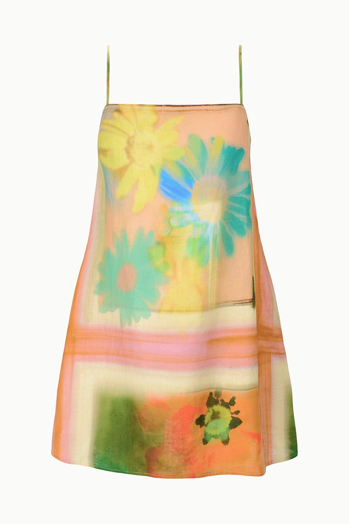 LAURA LINEN MINI DRESS | SUPERBLOOM SCARF
