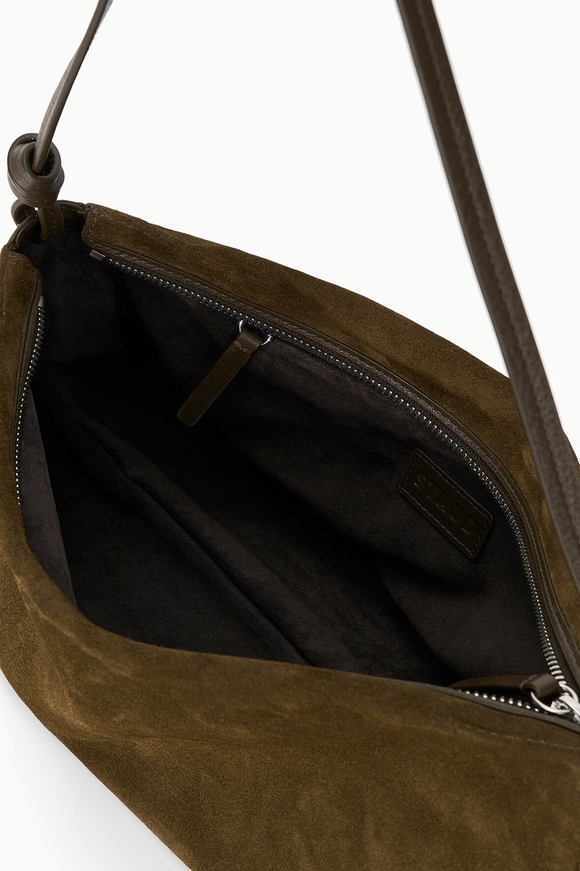 WALLY SHOULDER BAG | TRUFFLE SUEDE