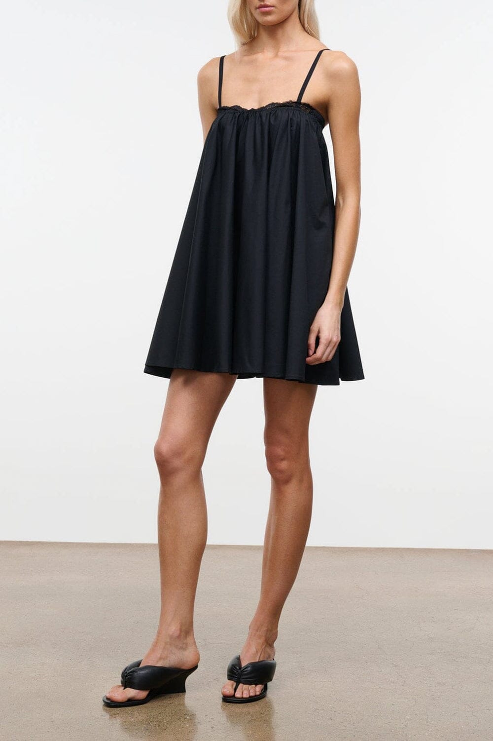 CECILY MINI DRESS | BLACK