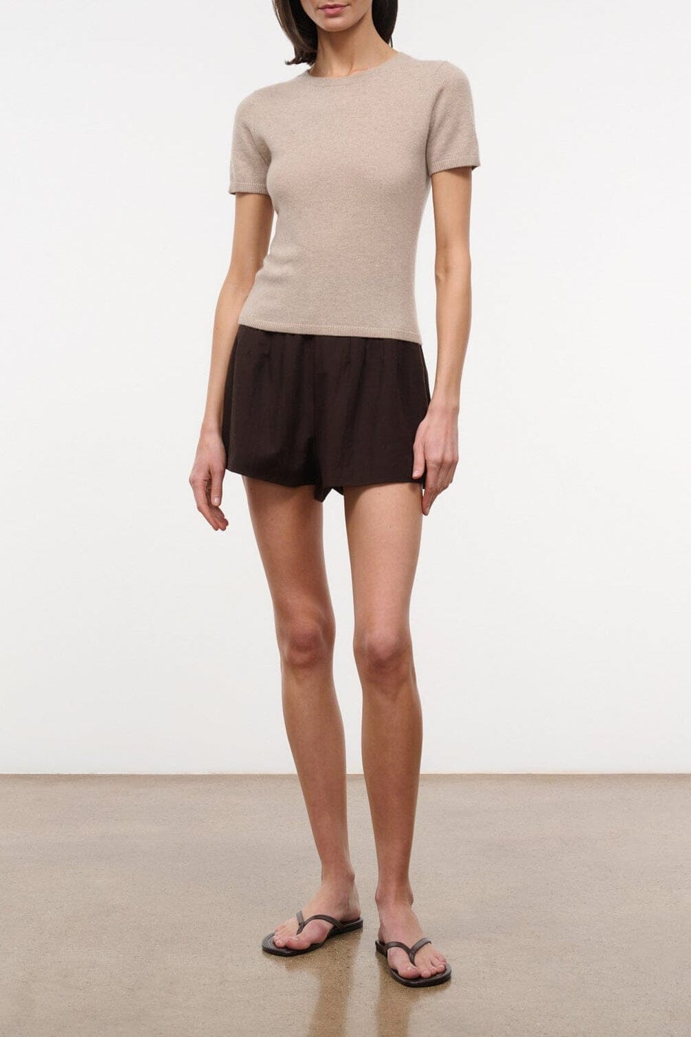 EASY CASHMERE TEE | STONE