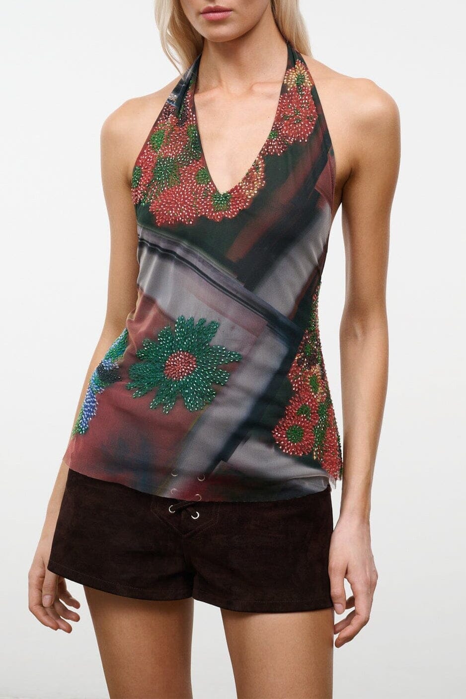 FELICE TOP | BEADED SUPERBLOOM SCARF