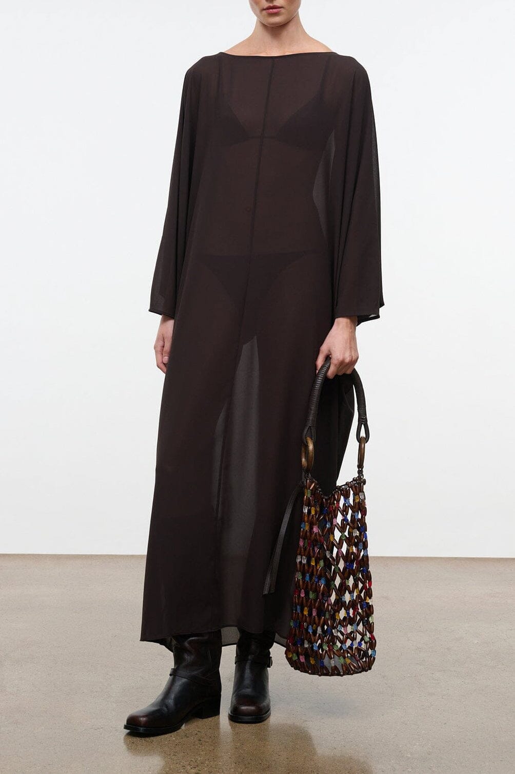NOUR DRESS | ESPRESSO